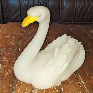 Vintage Lorelei Swan Candle